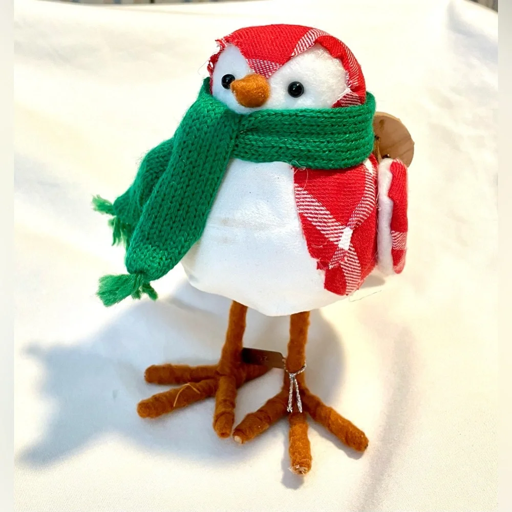 *EUC* TARGET Spritz Featherly Friends **TOBY ~ 2018** Scarf Wearing Bird w/Sled